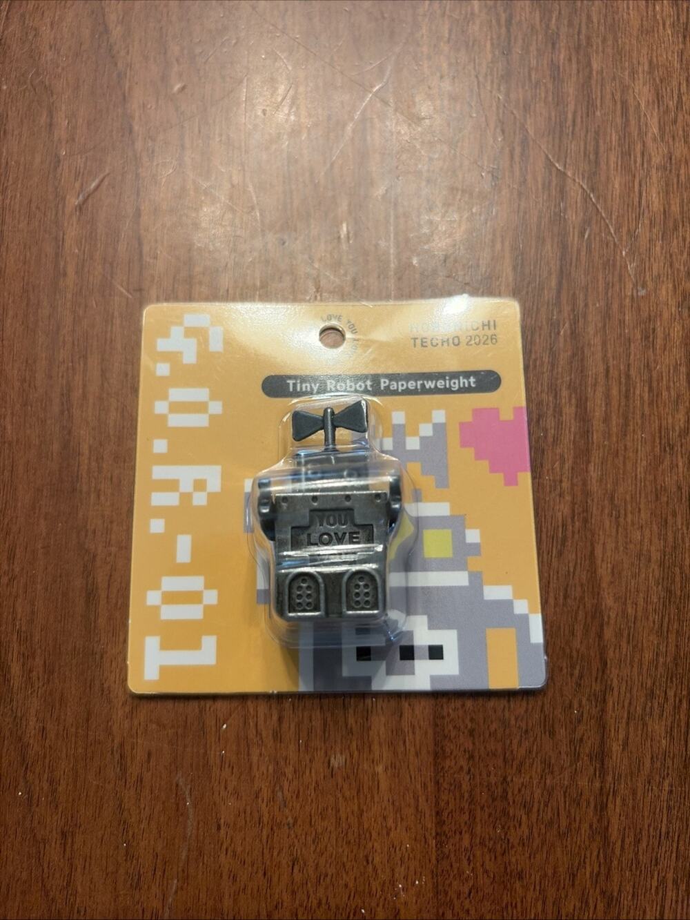 Hobonichi Techo 2026 Tiny Robot Paperweight Limited Edition ~ NEW 2